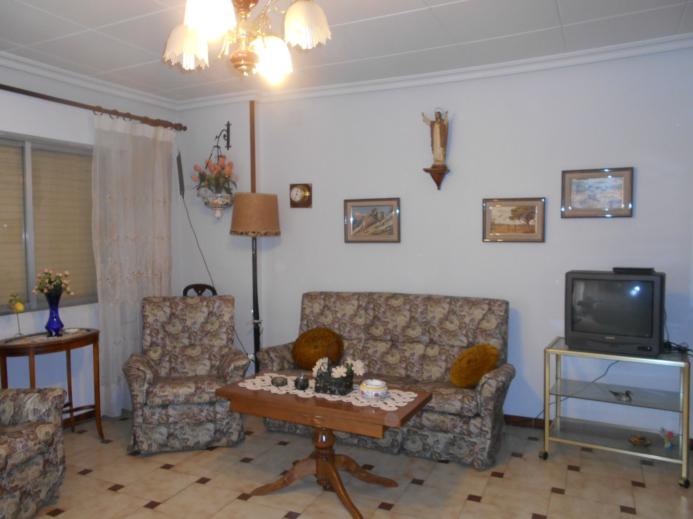 Living room of Flat for sale in Almodóvar del Campo  with Heating, Terrace and Storage room