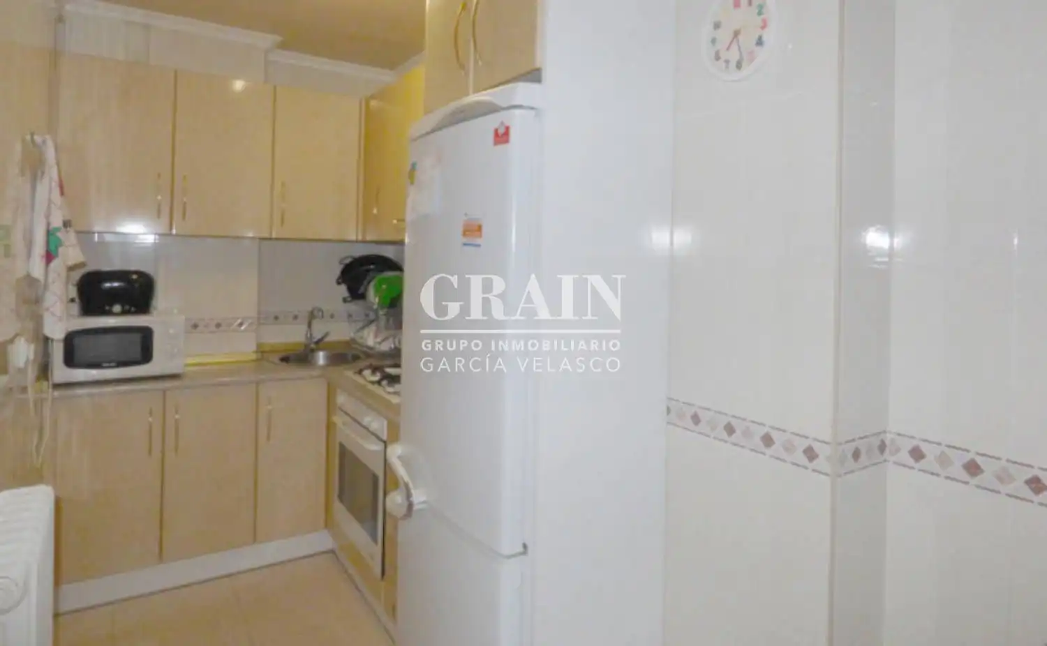 Cocina de Apartamento de alquiler en Albacete con Calefacción y Balcón