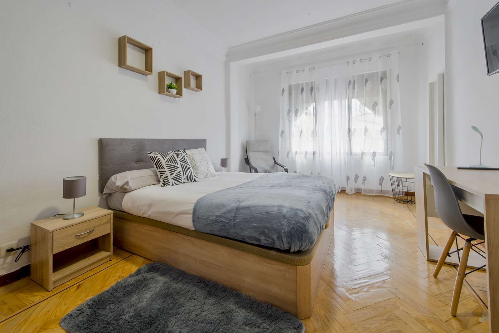 Bedroom of Flat to share in  Madrid Capital  with Terrace