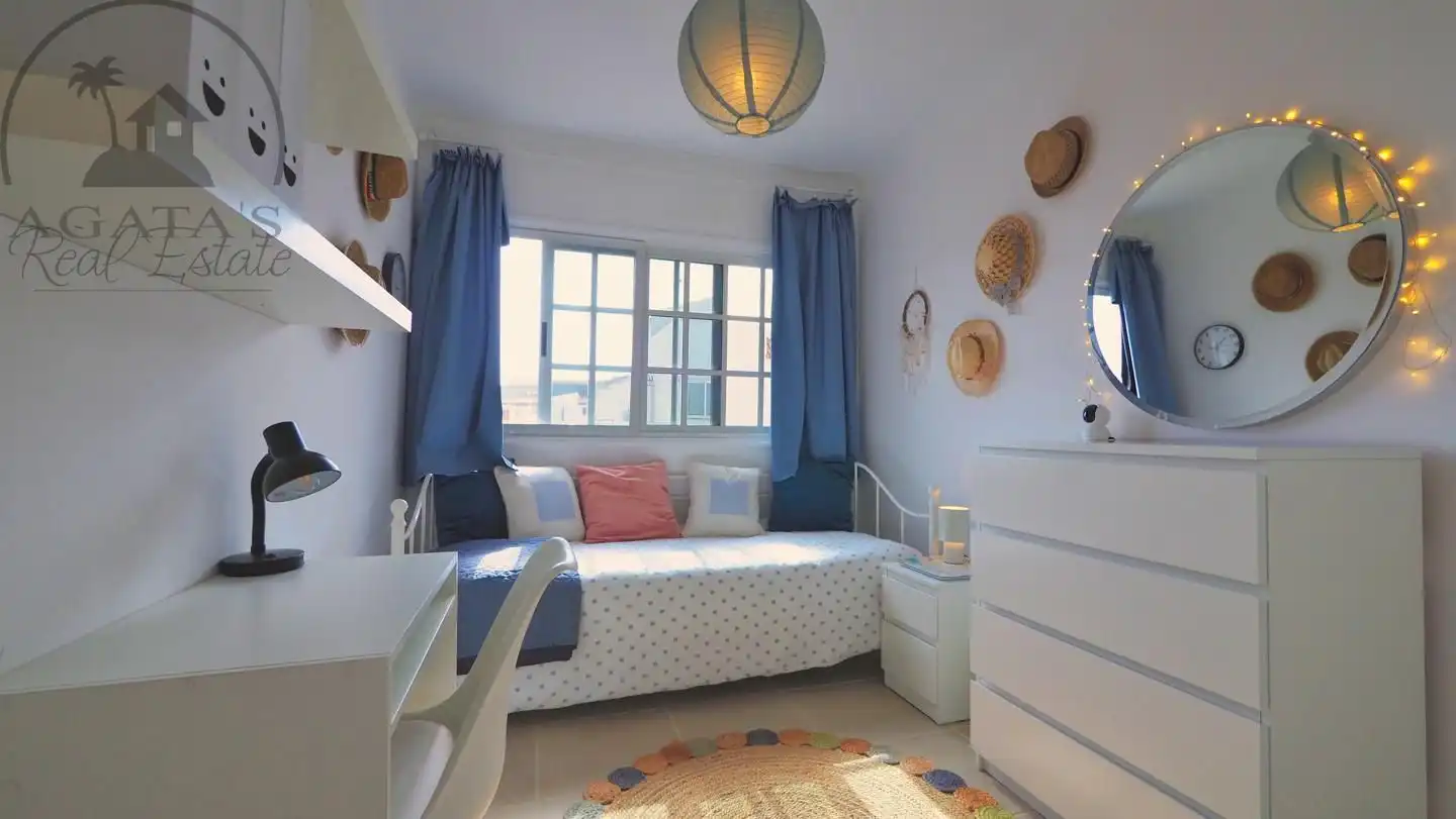Schlafzimmer von Haus oder Chalet zur Miete in Los Silos mit Terrasse