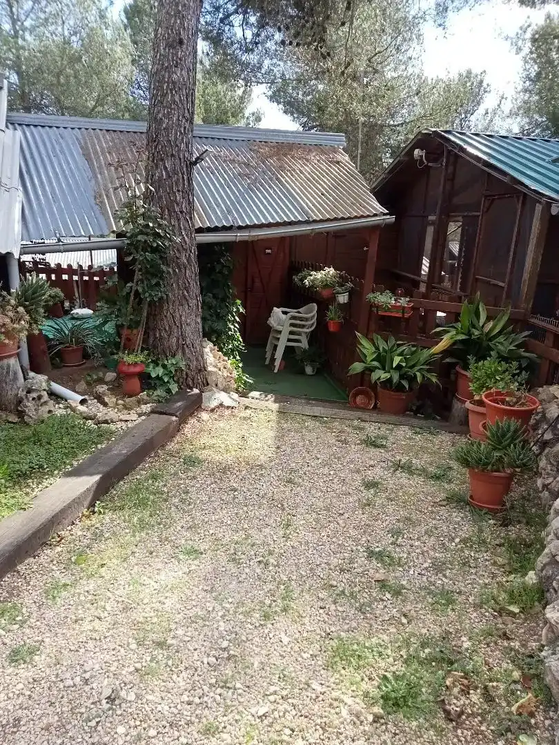 Terraza de Casa o chalet en venta en Enguera con Aire acondicionado y Piscina