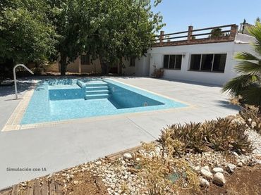 Xalet amb piscina en venda a Norte-Sierra