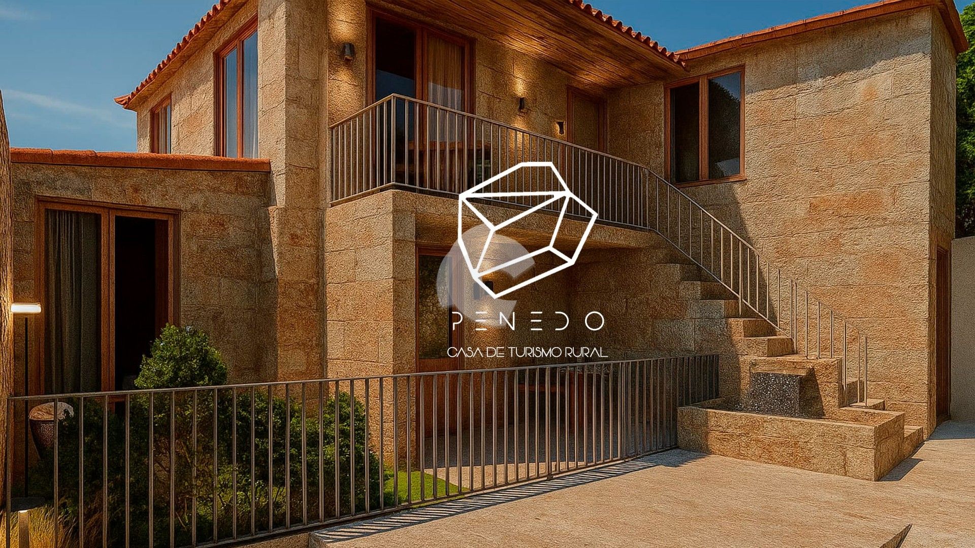 Exterior view of Single-family semi-detached for sale in San Cibrao das Viñas  with Private garden