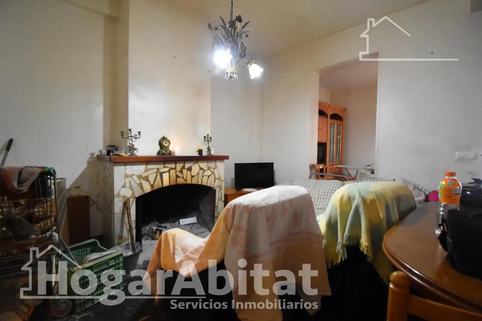 Sala de estar de Casa o chalet en venta en Vilallonga / Villalonga con Terraza, Trastero y Amueblado
