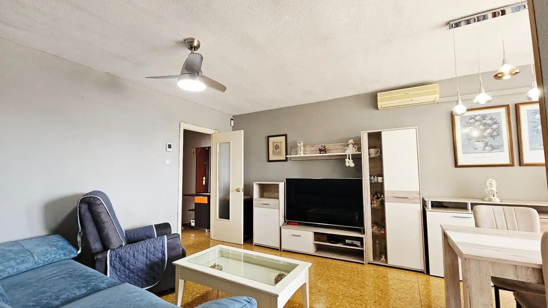 Sala de estar de Piso en venta en Valencia con Aire acondicionado y Terraza