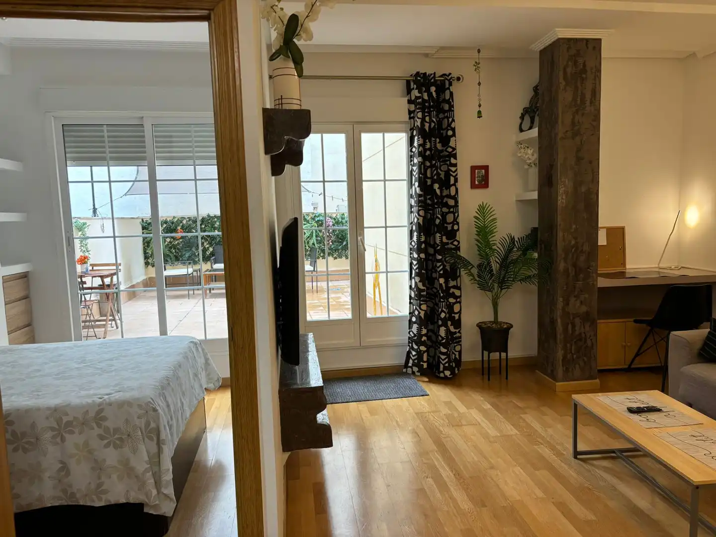 Bedroom of Apartments for rent in Madrid  with Air Conditioner, Heating and Terrace