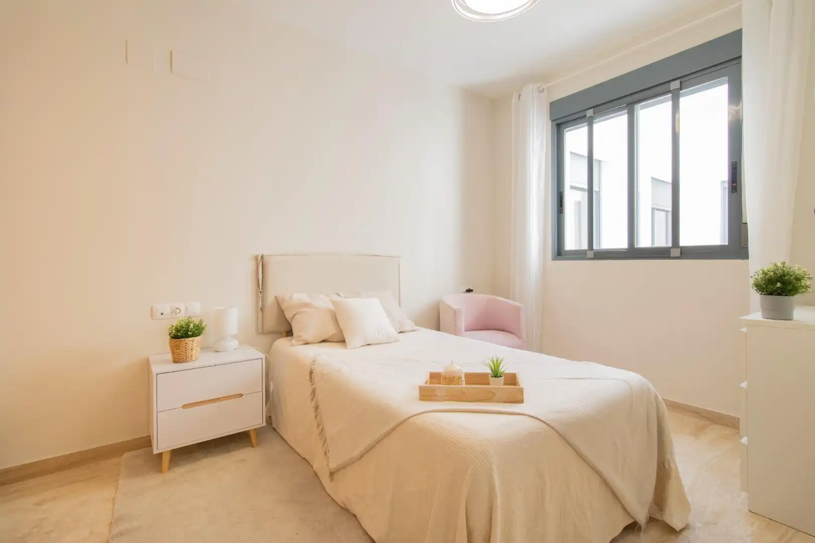 Schlafzimmer von Maisonette zum Verkauf in Massamagrell mit Klimaanlage, Terrasse und Abstellraum