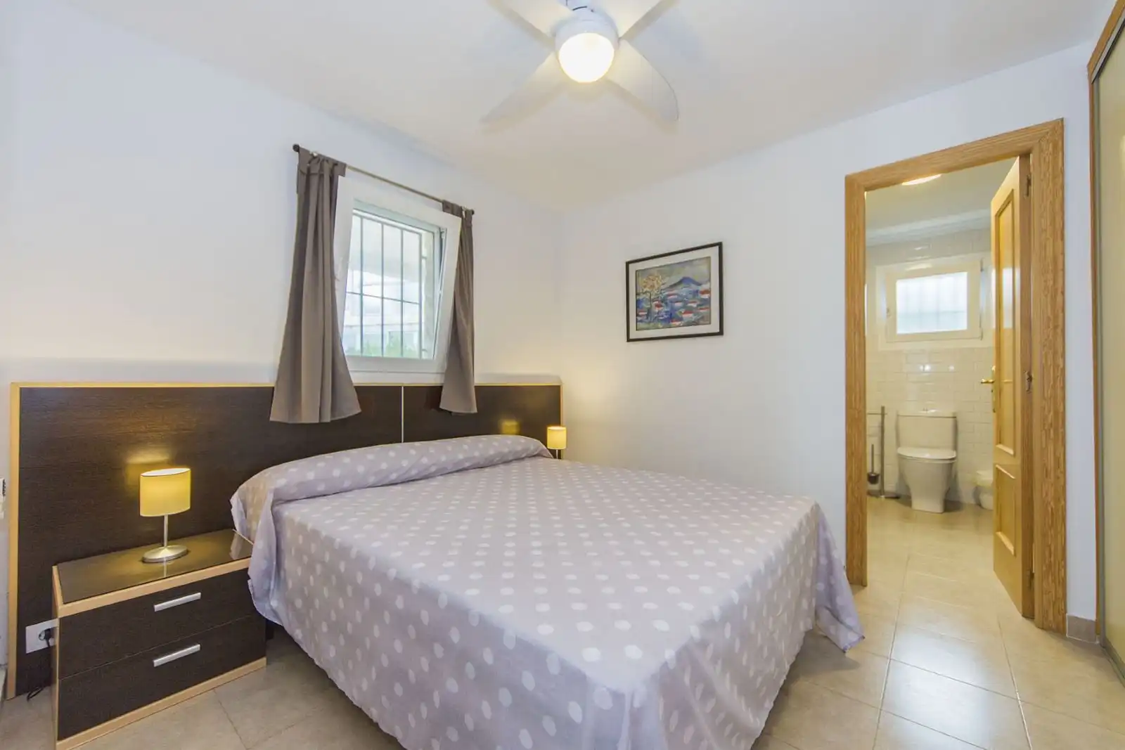 Bedroom of Houses for sale in Calpe / Calp  with Air Conditioner, Heating and Private garden