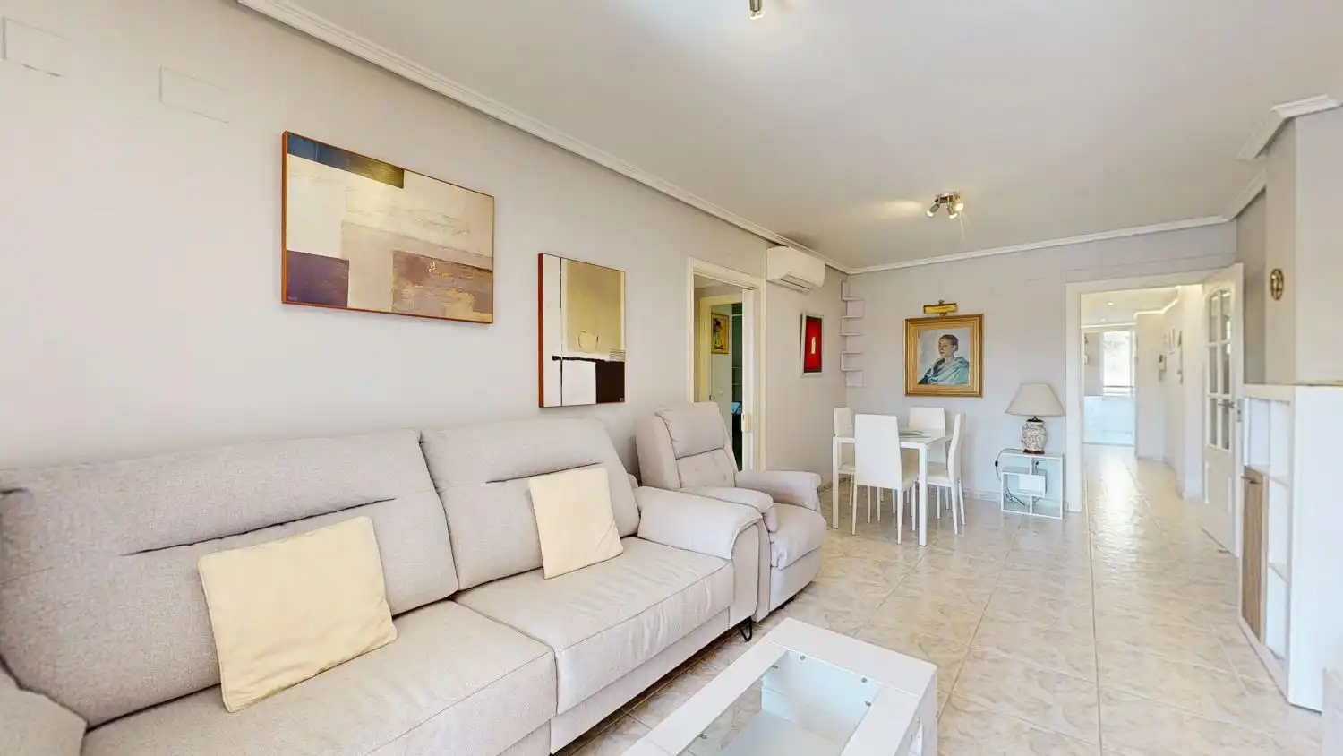 Sala de estar de Piso en venta en Cullera con Aire acondicionado, Calefacción y Terraza