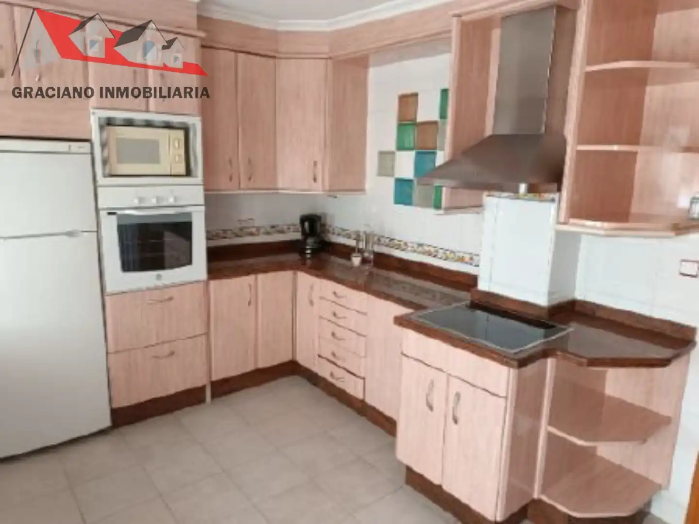 Cocina de Piso de alquiler en Albacete con Calefacción, Terraza y Amueblado