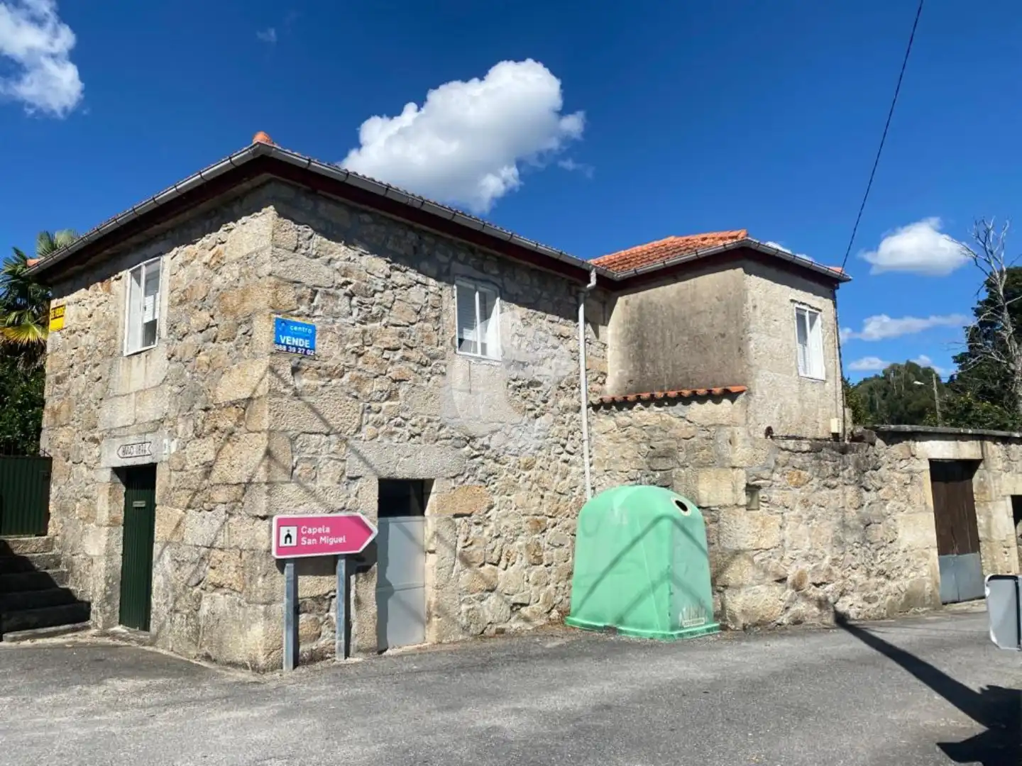 Vista exterior de Casa o chalet en venta en Entrimo con Jardín privado