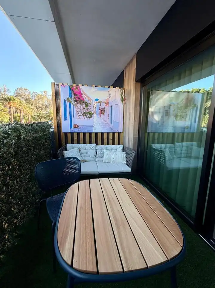 Terrace of Flat for rent in Mogán  with Air Conditioner, Terrace and Furnished