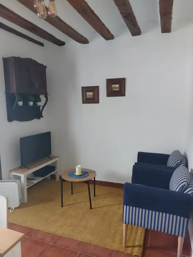Sala d'estar de Apartament de lloguer en Cuenca amb Moblat, Forn i Rentadora