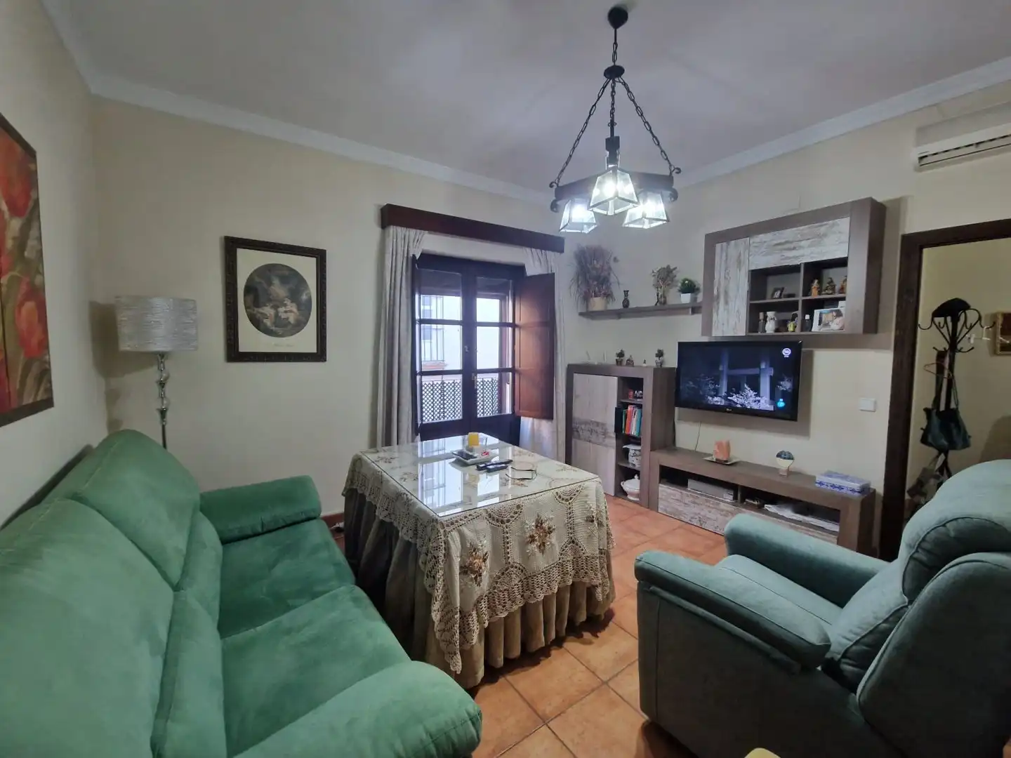 Sala de estar de Piso en venta en Lora del Río con Aire acondicionado, Calefacción y Balcón