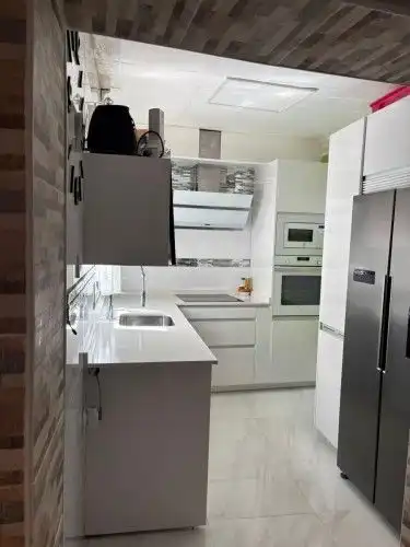 Cuina de Casa adosada en venda en Gibraleón amb Aire condicionat i Calefacció