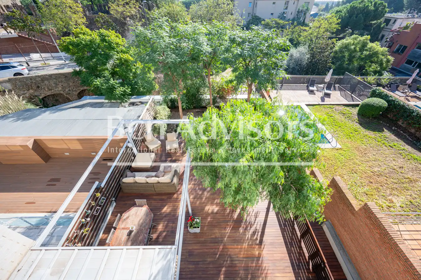 Terraza de Casa o chalet en venta en Barcelona con Aire acondicionado, Calefacción y Jardín privado