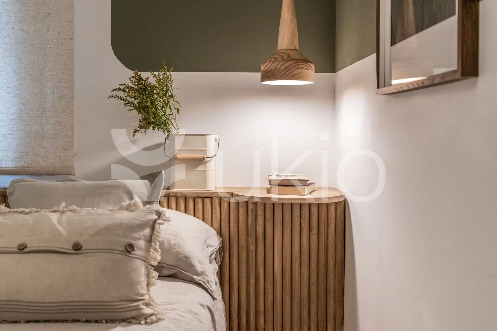Habitación de Apartamento de alquiler en Madrid con Aire acondicionado, Calefacción y Amueblado