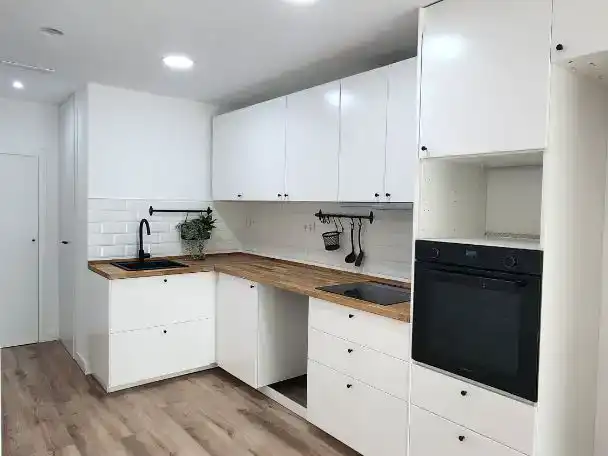 Cocina de Piso en venta en Madrid con Aire acondicionado, Jardín privado y Piscina