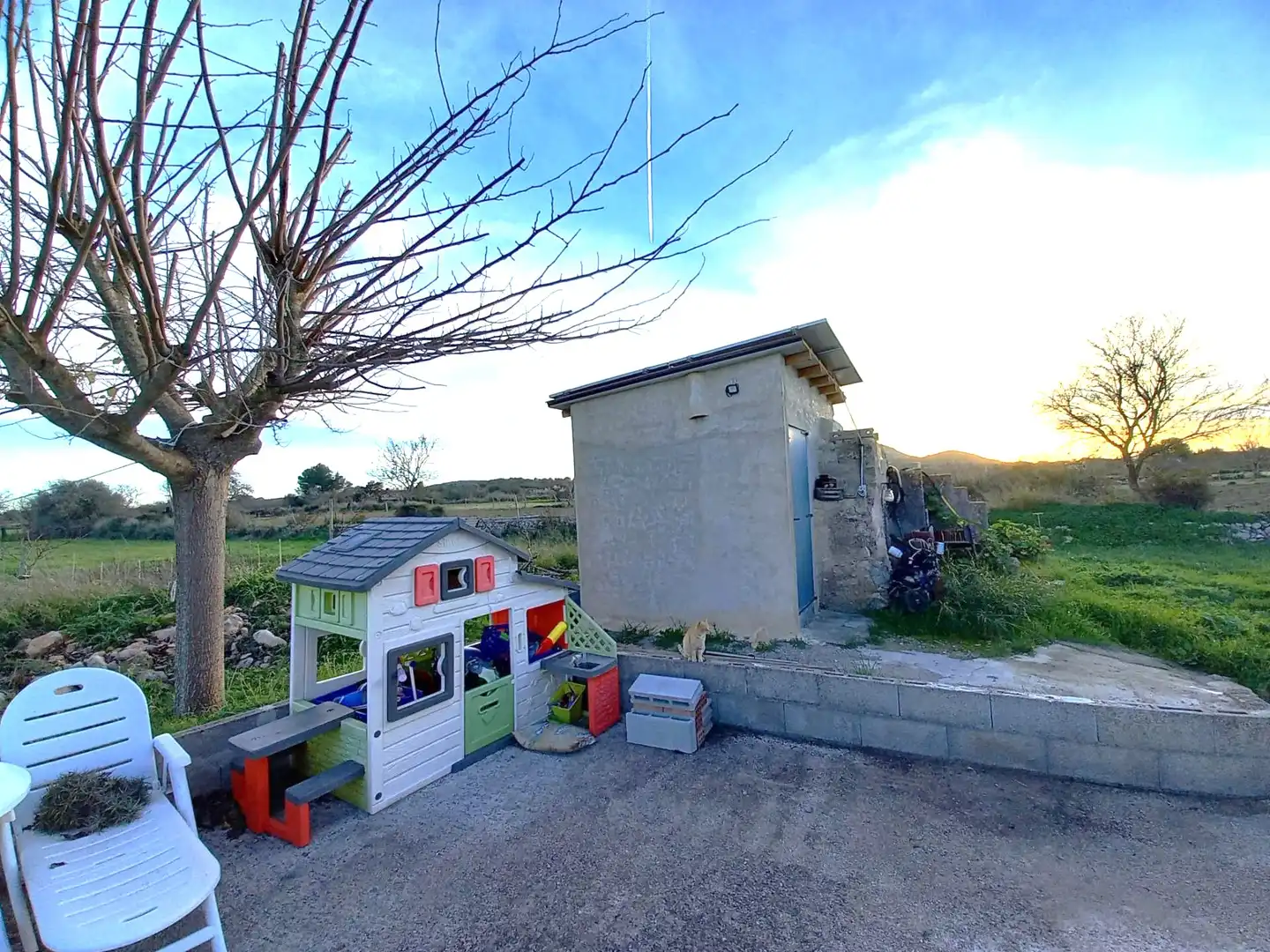 Vista exterior de Casa o xalet en venda en Algaida amb Jardí privat i Moblat