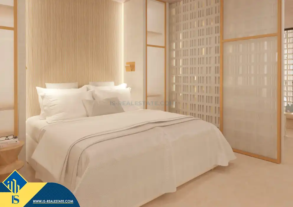 Dormitori de Apartament en venda en Santa Eulària des Riu amb Terrassa, Moblat i Piscina comunitària