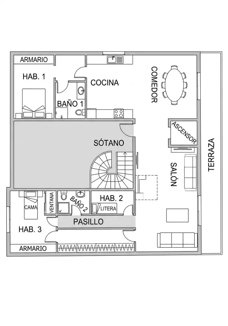 Ático con balcón en venta en Puerto Deportivo, imagen 36
