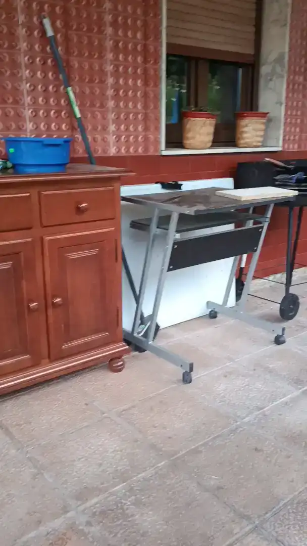 Cuina de Casa adosada en venda en Langreo amb Parquet, Moblat i Rentadora