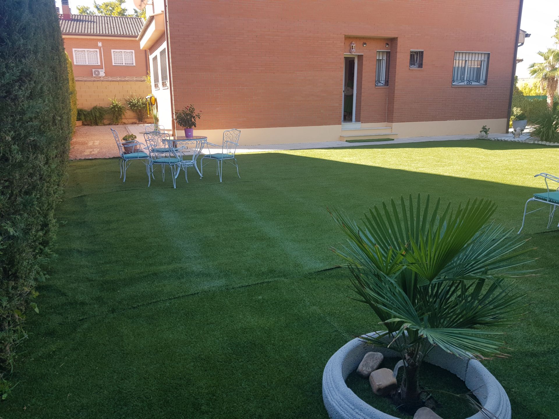Jardí de Casa o xalet en venda en Mejorada del Campo amb Calefacció, Jardí privat i Terrassa