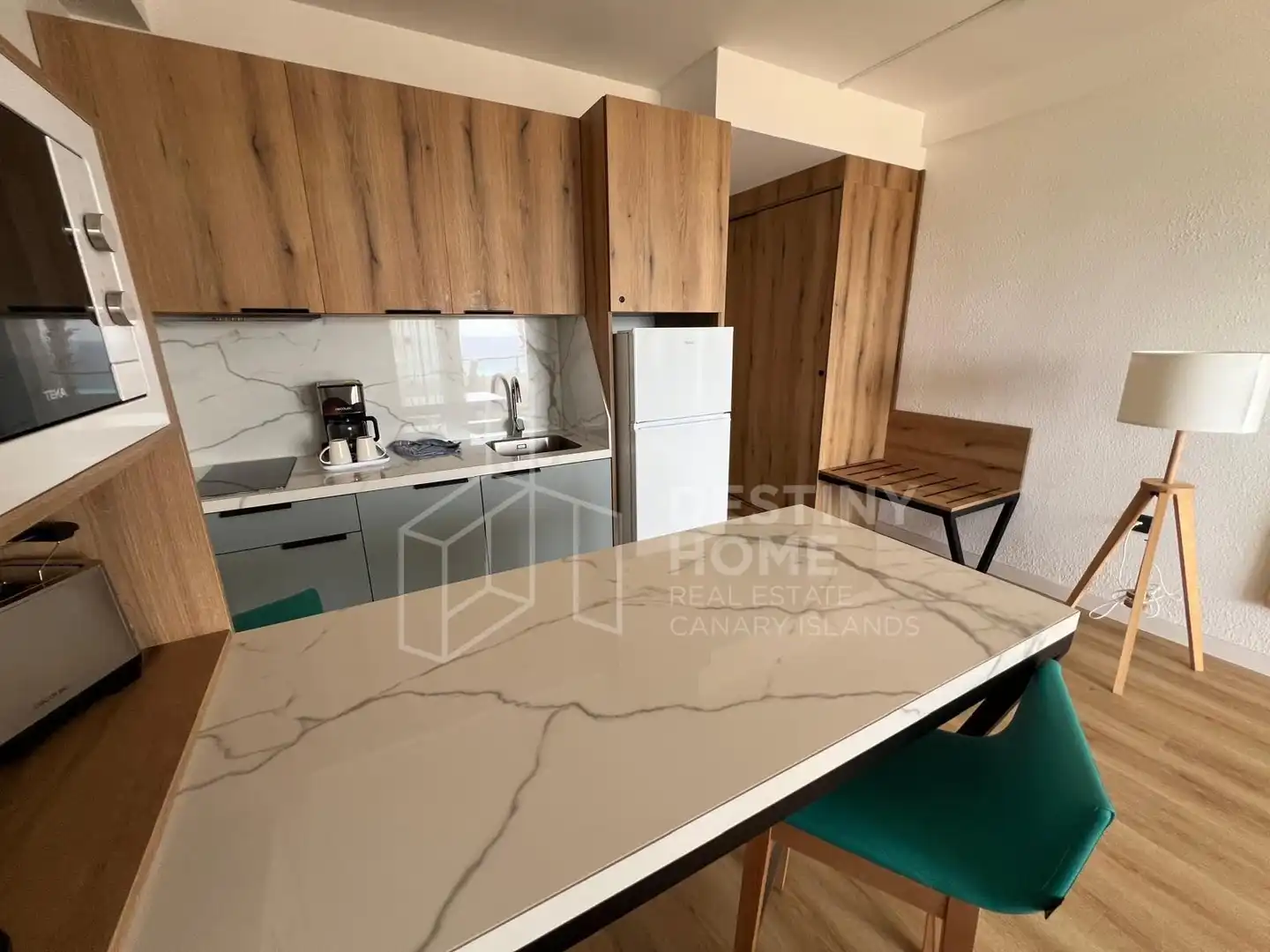 Cocina de Apartamento en venta en Pájara con Aire acondicionado, Terraza y Amueblado