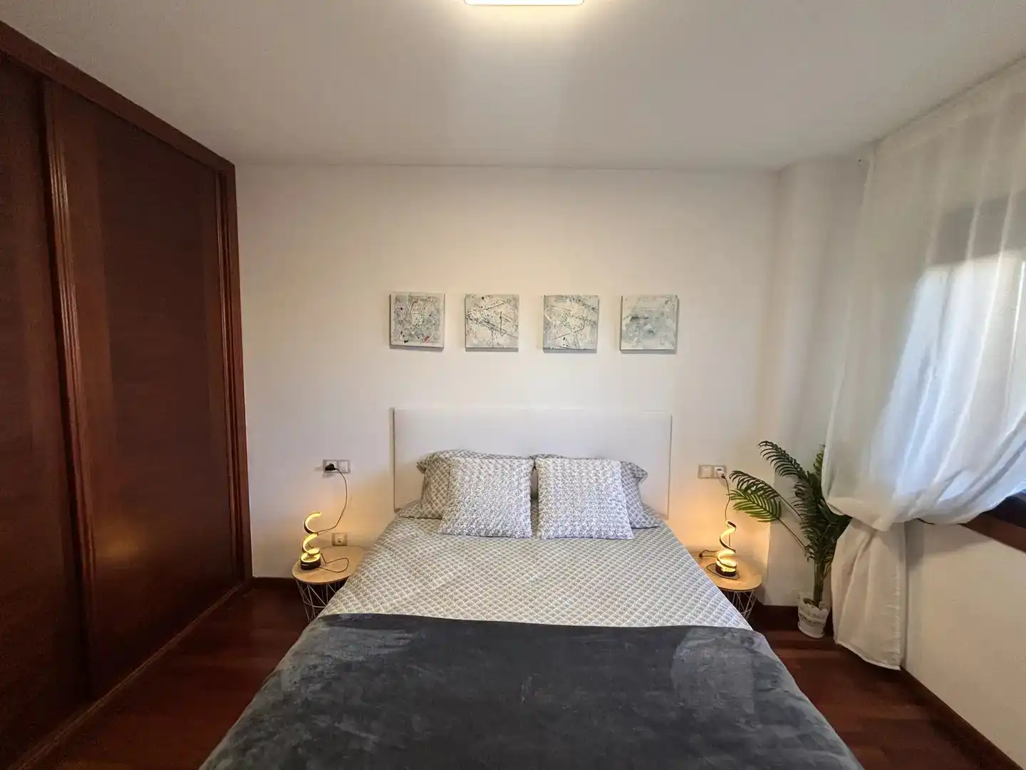 Schlafzimmer von Erdgeschoss zum Verkauf in O Grove   mit Klimaanlage, Heizung und Privatgarten