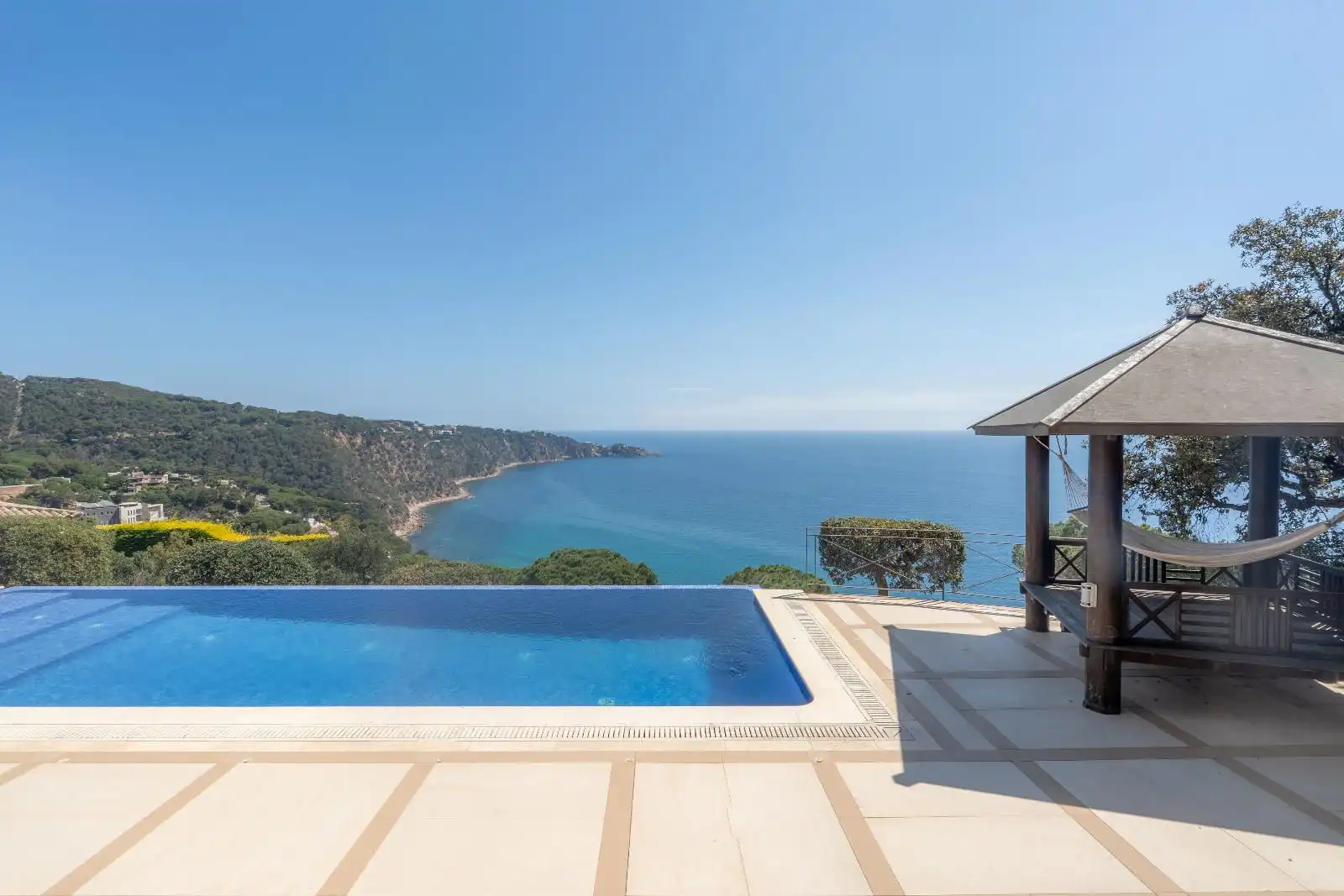Piscina de Casa o xalet de lloguer en Sant Feliu de Guíxols amb Aire condicionat, Jardí privat i Terrassa