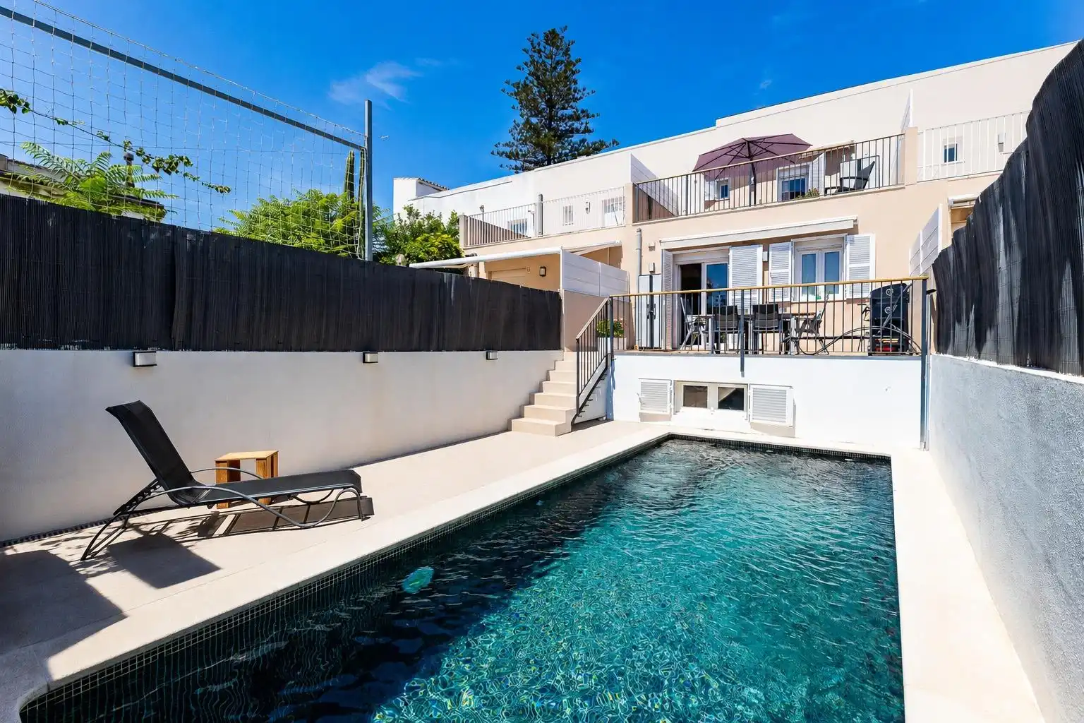 Piscina de Casa adosada en venda en  Palma de Mallorca amb Aire condicionat, Jardí privat i Terrassa