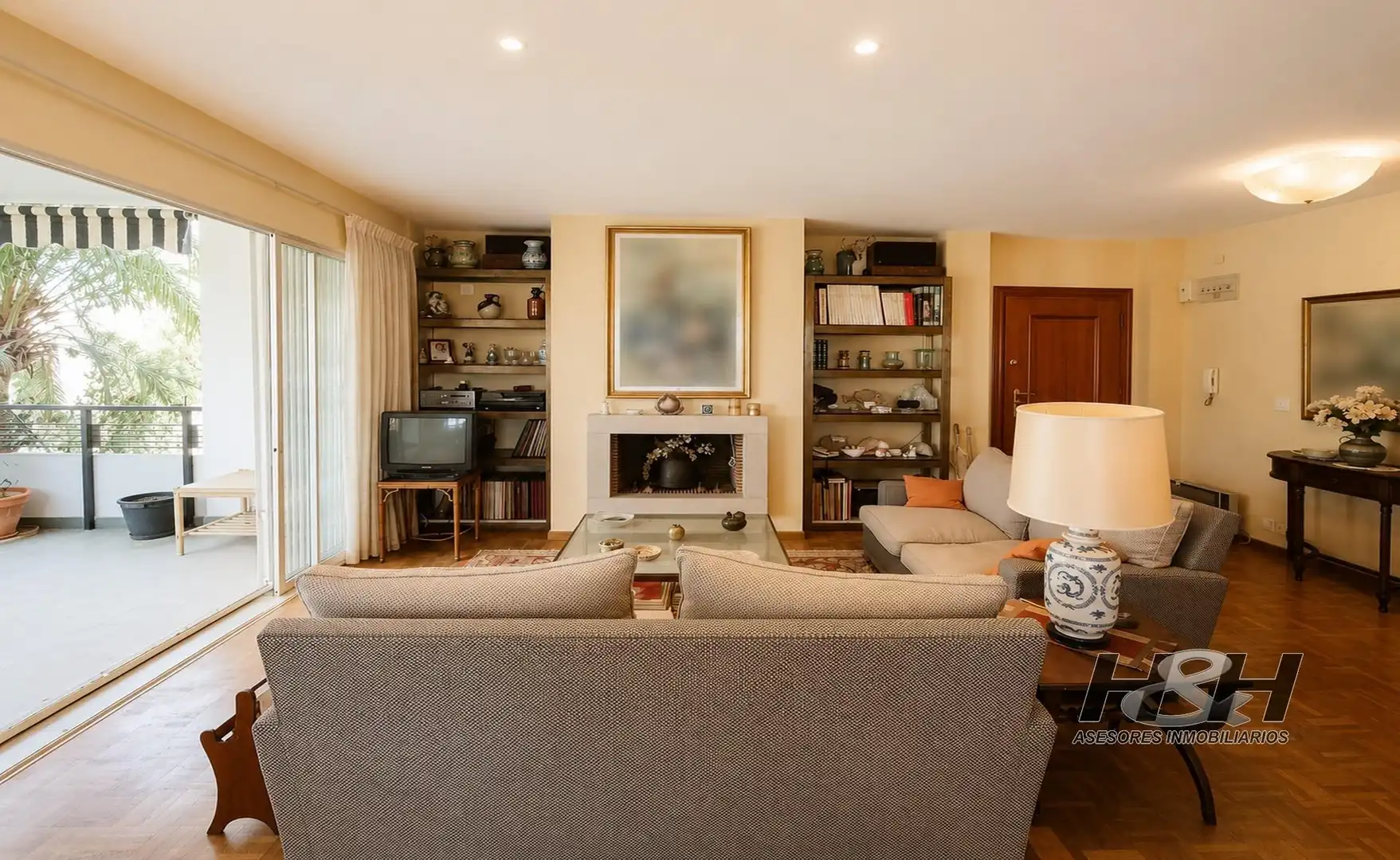 Sala de estar de Piso en venta en Náquera con Jardín privado, Terraza y Balcón