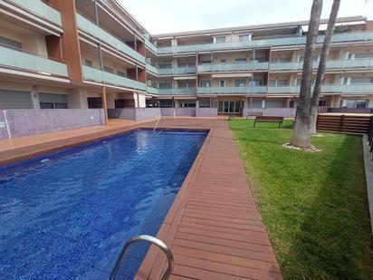 Swimming pool of Planta baja for sale in Sant Carles de la Ràpita  with Air Conditioner and Terrace