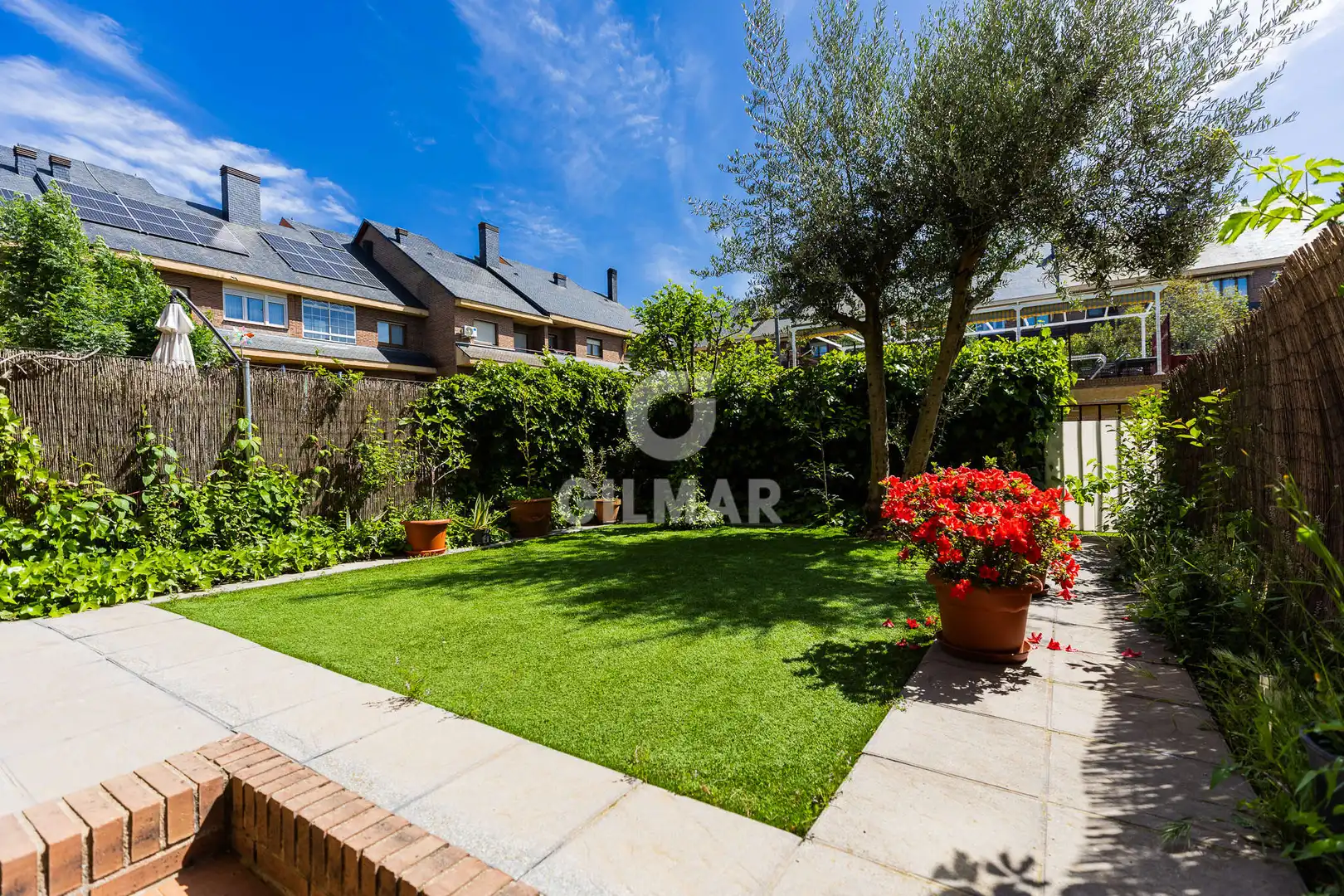 Jardín de Casa adosada en venta en Collado Villalba con Calefacción, Jardín privado y Piscina