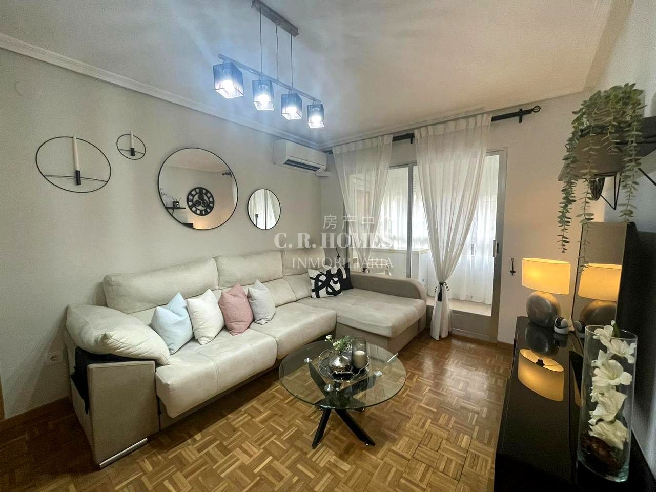 Living room of Flat for sale in Ciempozuelos  with Air Conditioner, Heating and Parquet flooring