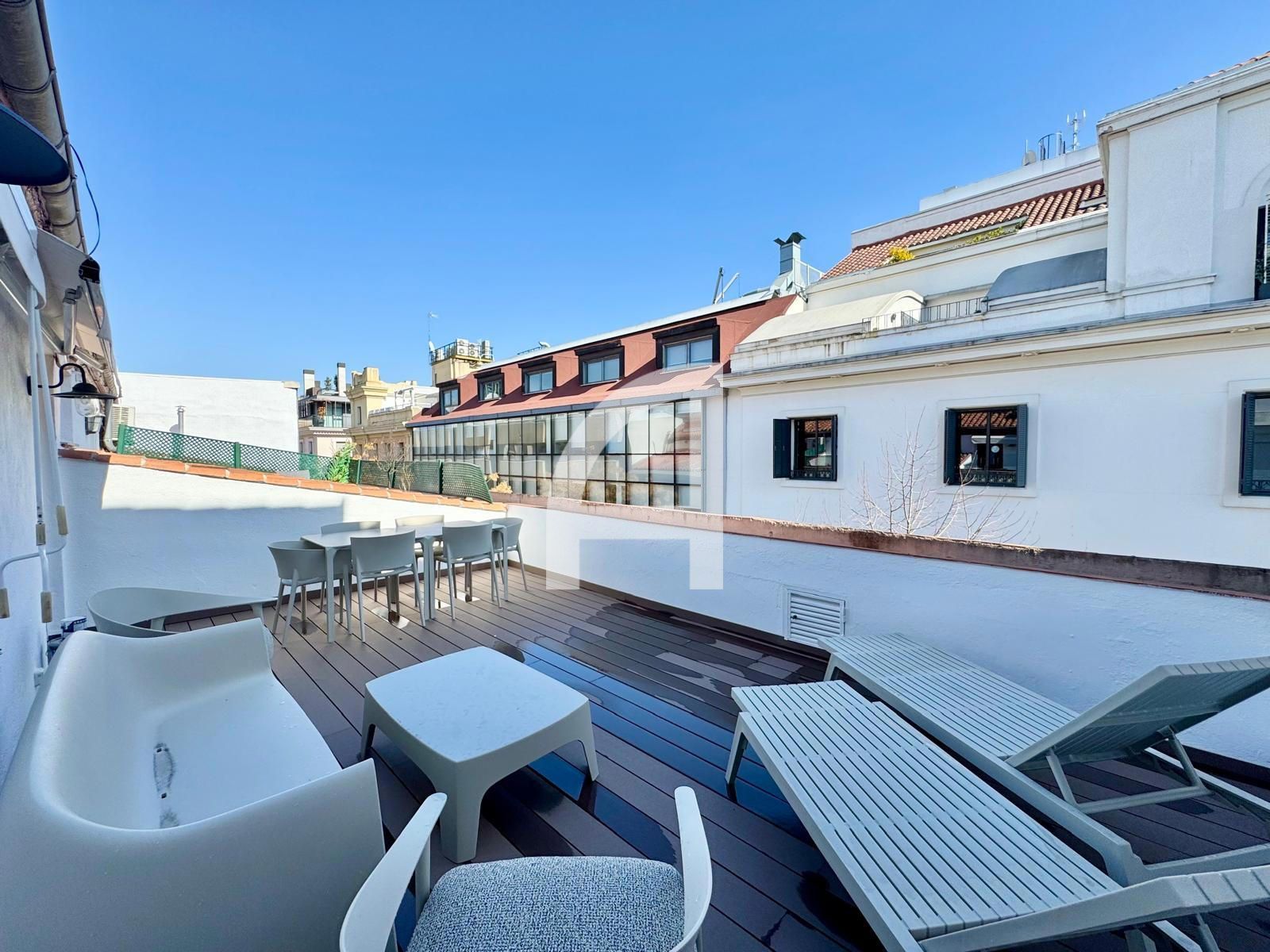 Terrace of Attic to rent in  Madrid Capital  with Air Conditioner, Heating and Terrace