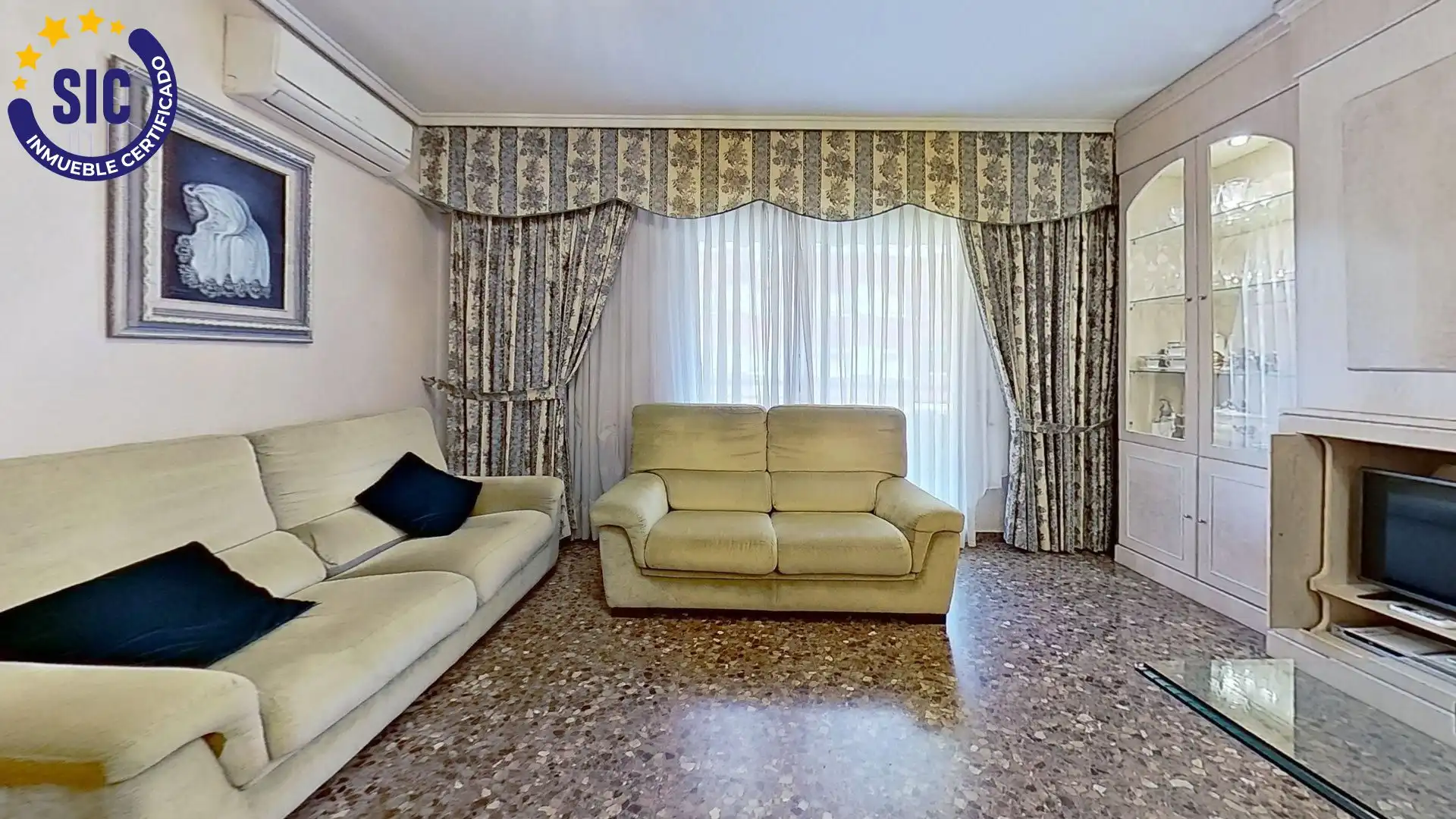 Sala de estar de Piso en venta en Valencia con Aire acondicionado, Calefacción y Balcón