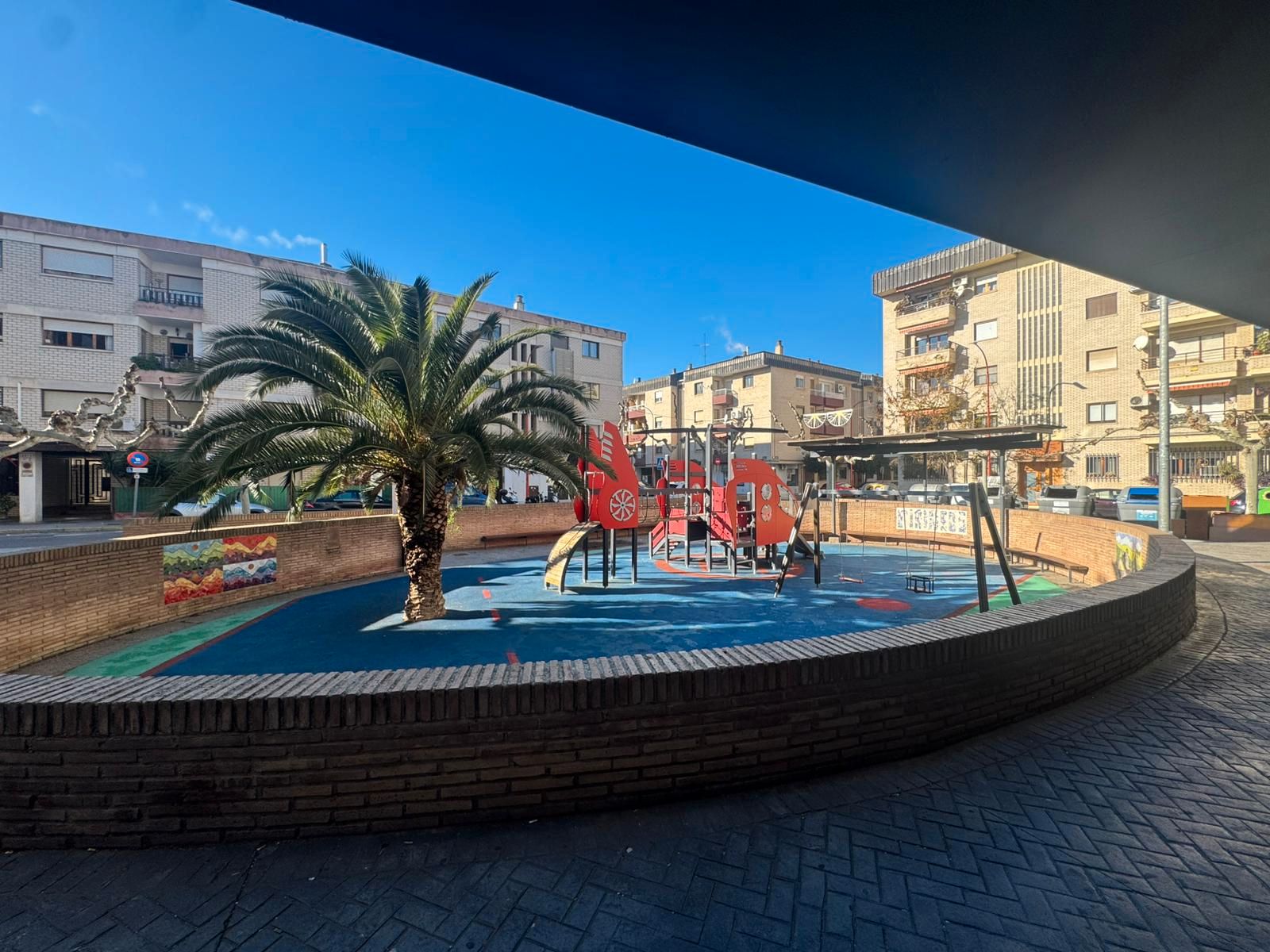 Exterior view of Flat for sale in Utebo  with Air Conditioner, Heating and Storage room