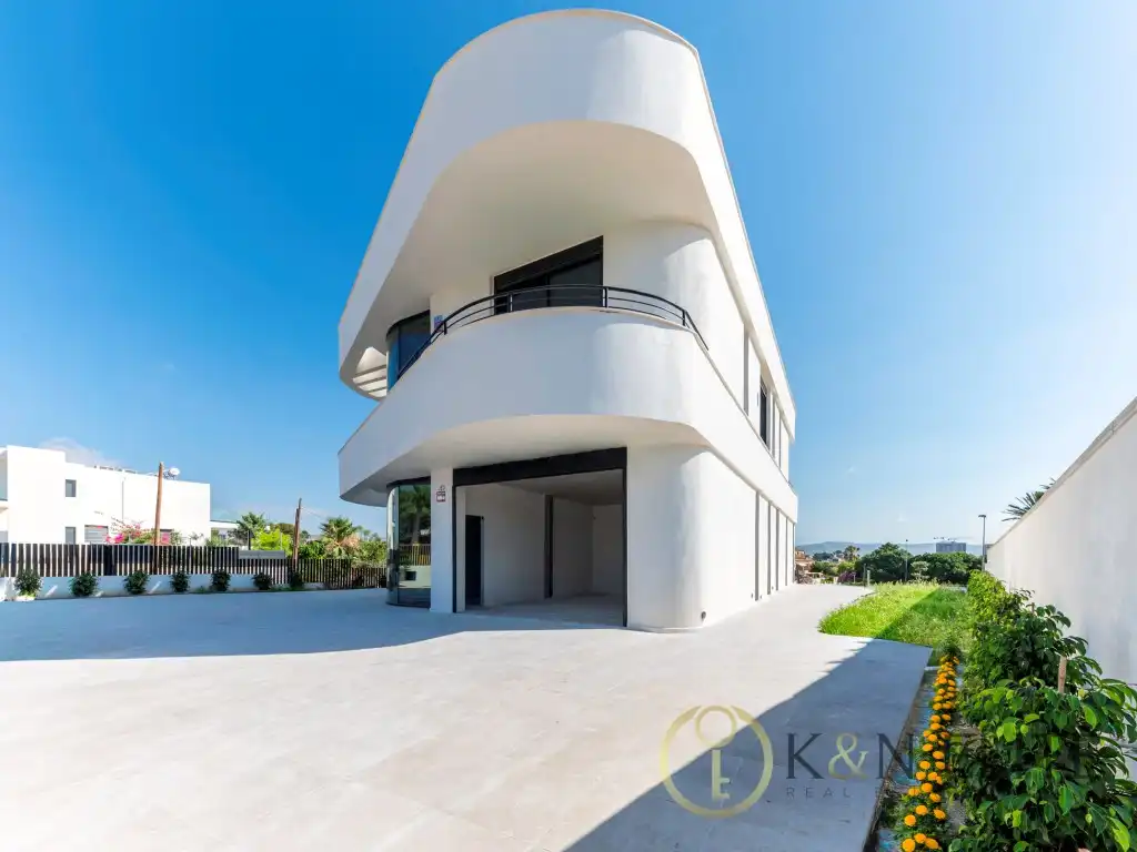 Exterior view of Houses for sale in Sant Joan d'Alacant  with Air Conditioner, Private garden and Terrace