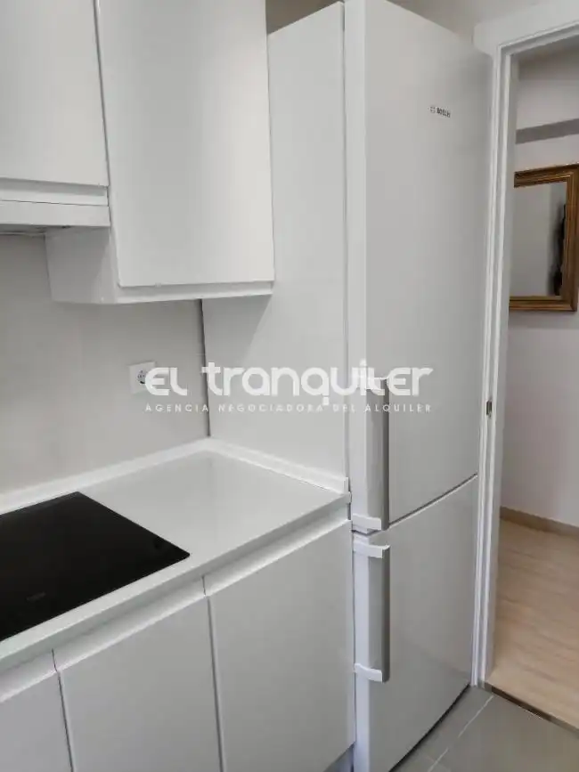 Cocina de Piso de alquiler en Madrid con Terraza, Amueblado y Lavadora