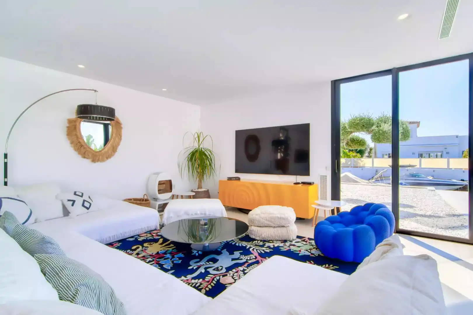 Sala de estar de Casa o chalet en venta en Empuriabrava con Aire acondicionado, Calefacción y Terraza