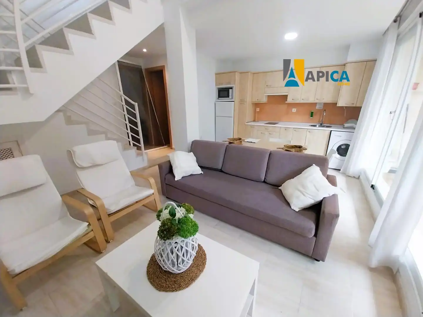 Sala de estar de Dúplex en venta en Barbate con Aire acondicionado, Jardín privado y Terraza