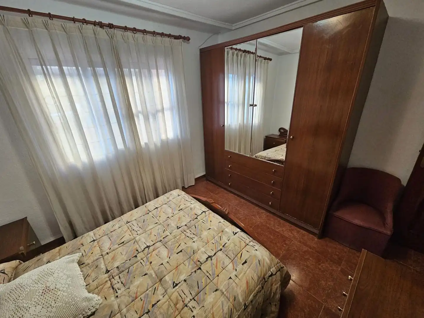 Bedroom of Flat for rent in Castellón de la Plana / Castelló de la Plana  with Air Conditioner and Furnished