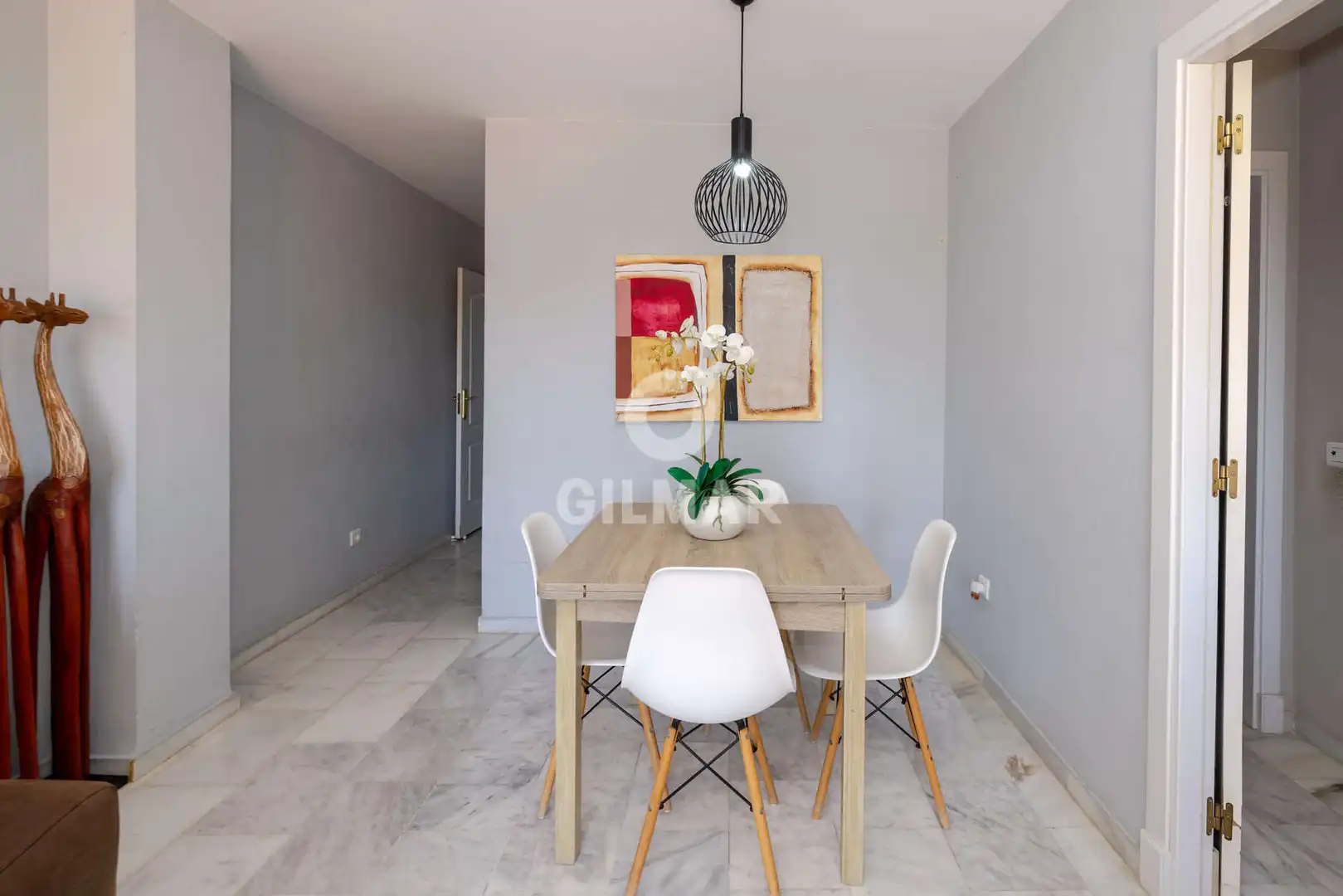 Comedor de Piso en venta en Casares con Jardín privado, Trastero y Piscina