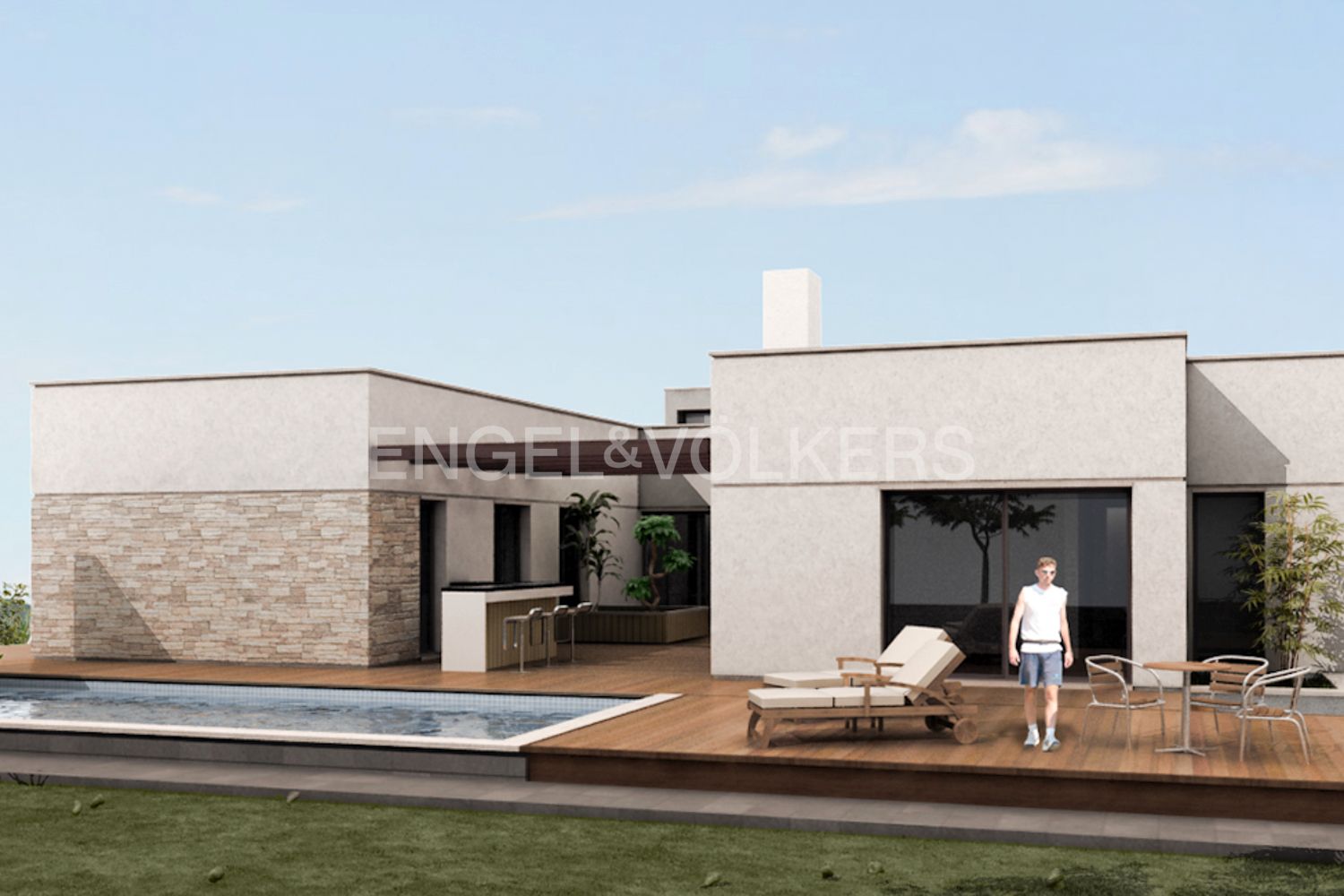 Terrassa de Casa o xalet en venda en Villar del Arzobispo amb Aire condicionat, Calefacció i Jardí privat
