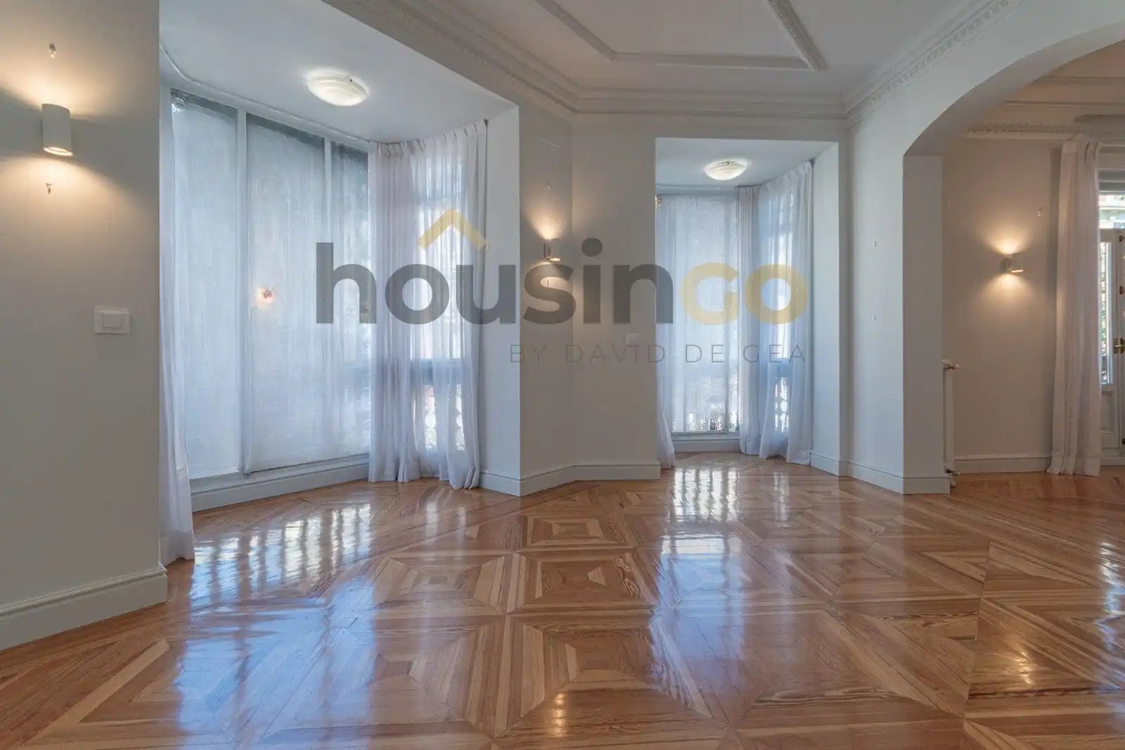 Living room of Flat for rent in Madrid  with Air Conditioner, Heating and Terrace