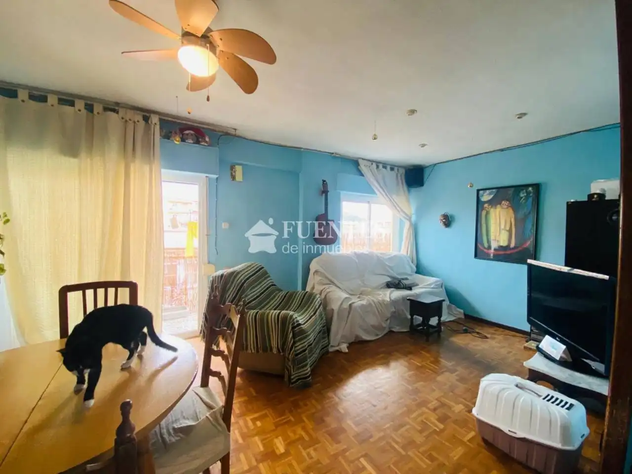 Schlafzimmer von Wohnung zum Verkauf in Alicante / Alacant mit Parkett und Terrasse