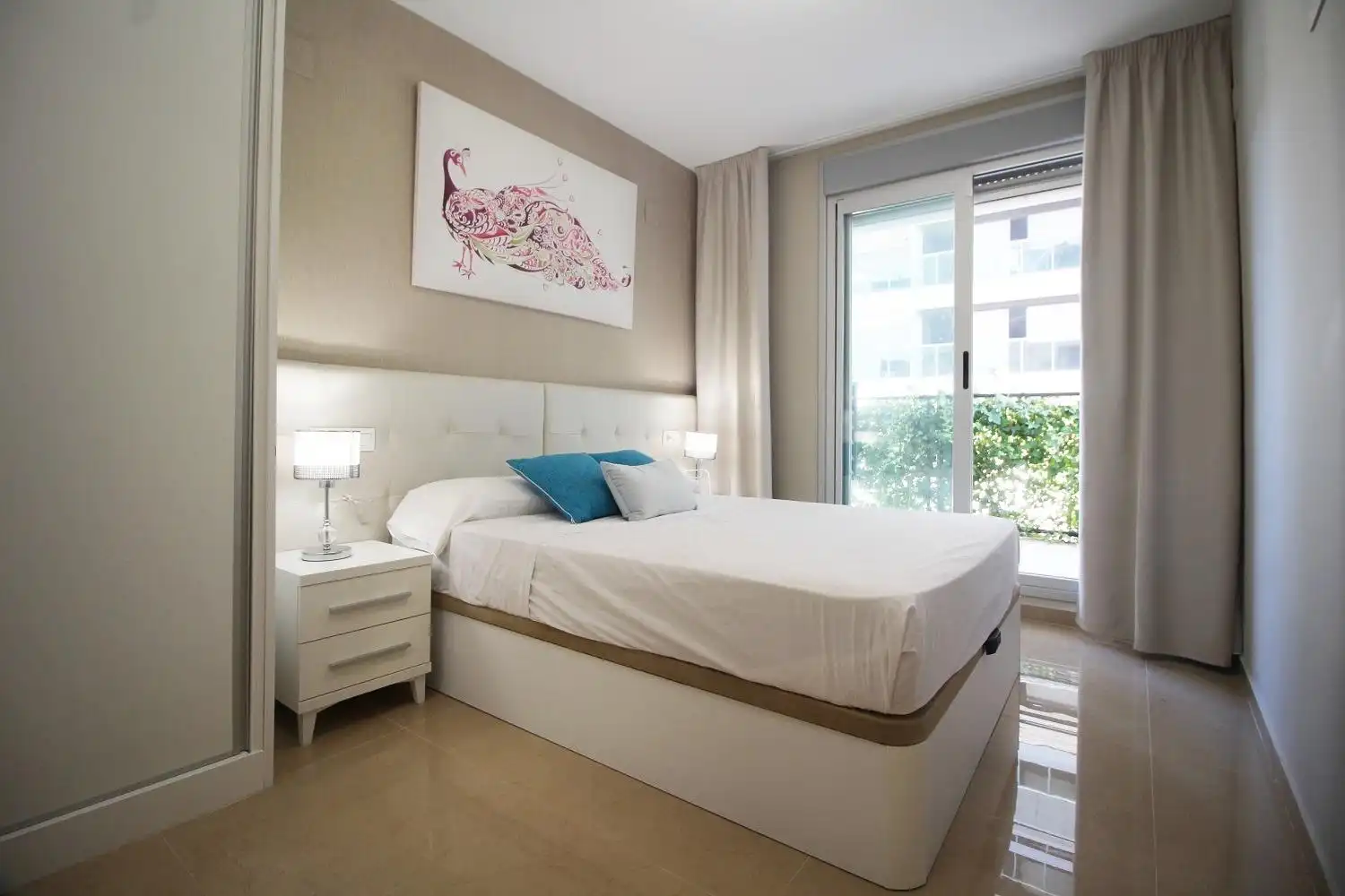 Schlafzimmer von Wohnung zum Verkauf in Oropesa del Mar / Orpesa mit Klimaanlage, Privatgarten und Terrasse