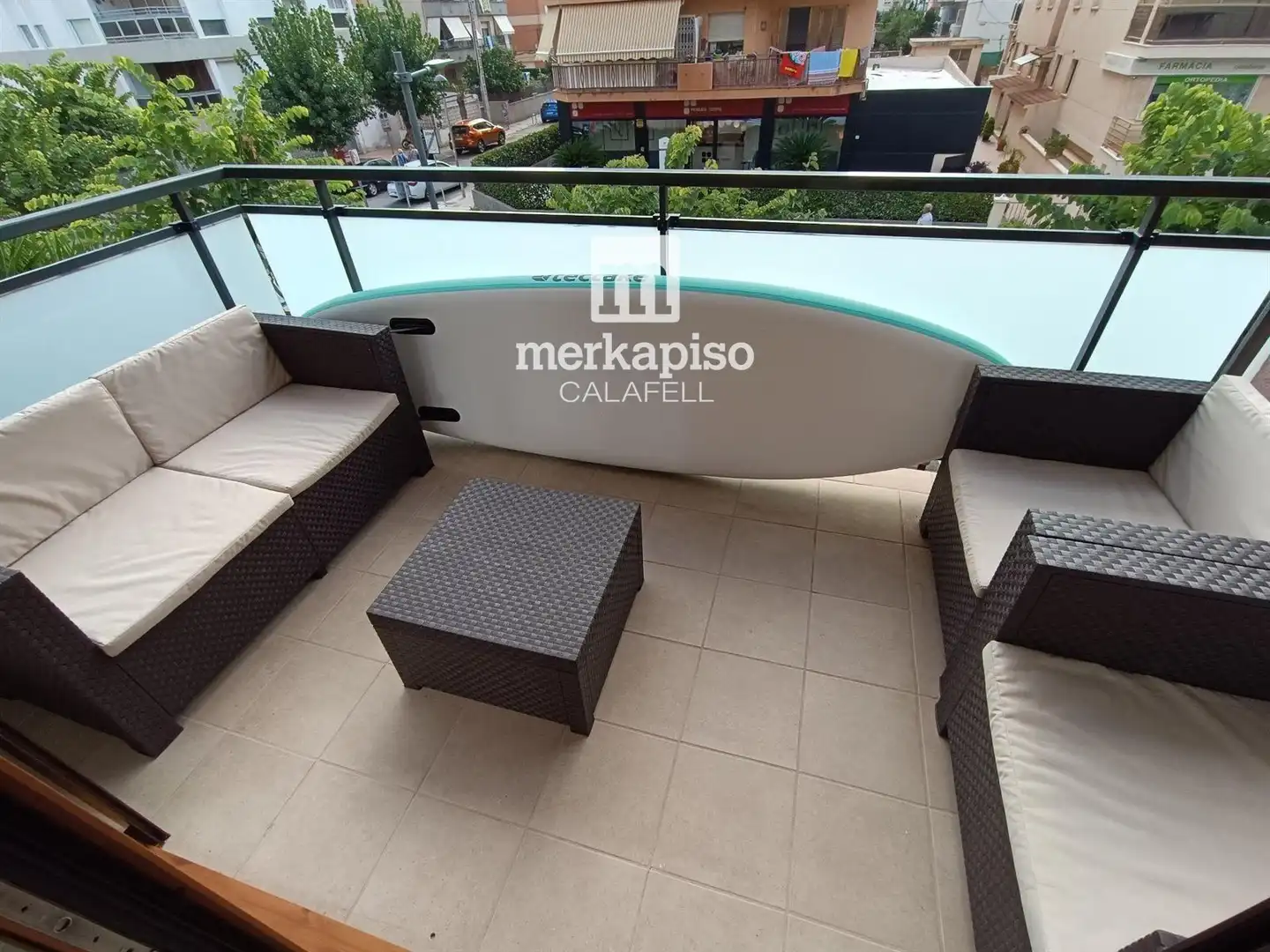 Terraza de Piso de alquiler en Calafell con Calefacción, Terraza y Amueblado