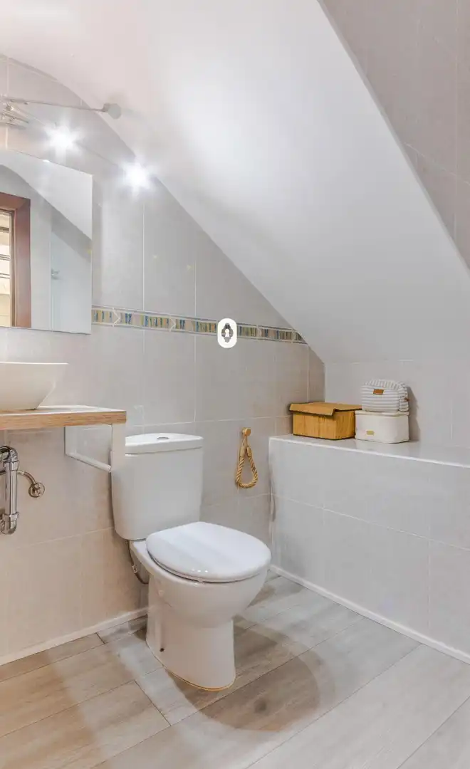 Bany de Casa adosada en venda en Sa Pobla amb Aire condicionat, Jardí privat i Parquet